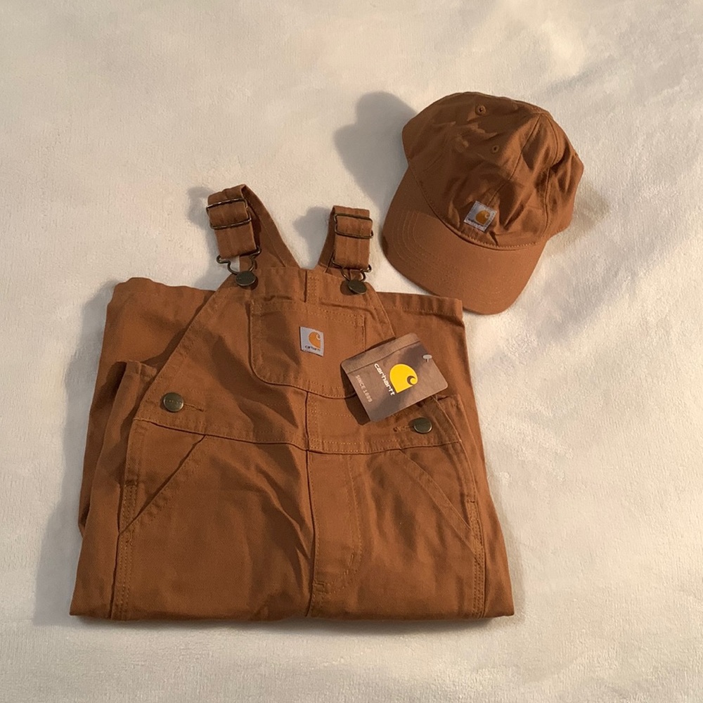 Overalls + Hat